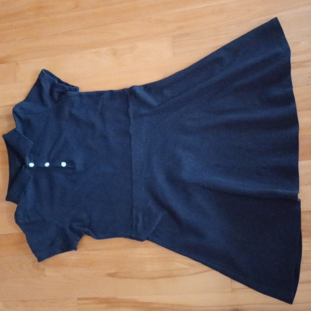 Oshkosh navy blue dress size 10-12